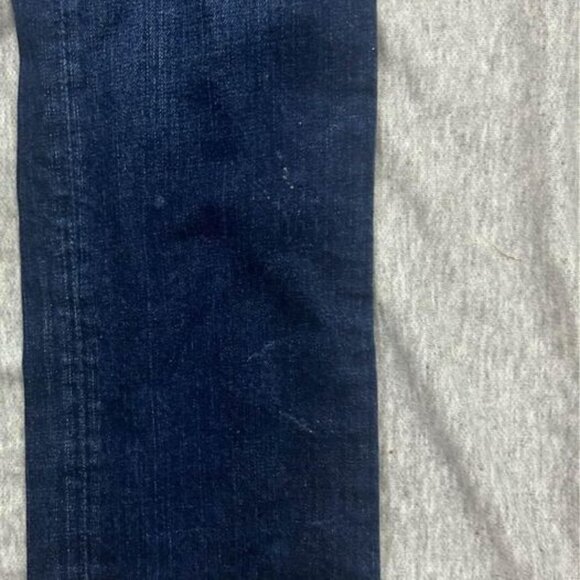 Eddie Bauer Jeans 32x34 speciality dyed boot cut denim work cowboy dark blue - Picture 6 of 10